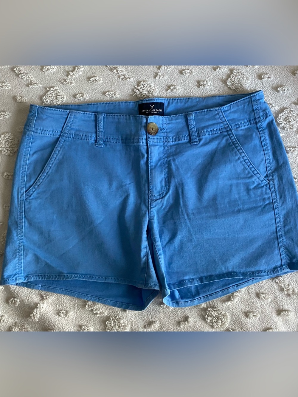 American Eagle Blue Shorts AE Marine Blue Shorts